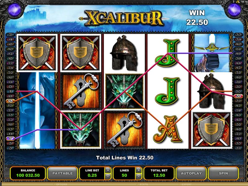 xcalibur slot